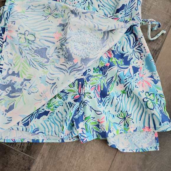 NWT Lilly Pulitzer Pearl Romper Lion Around - Picture 2 of 9